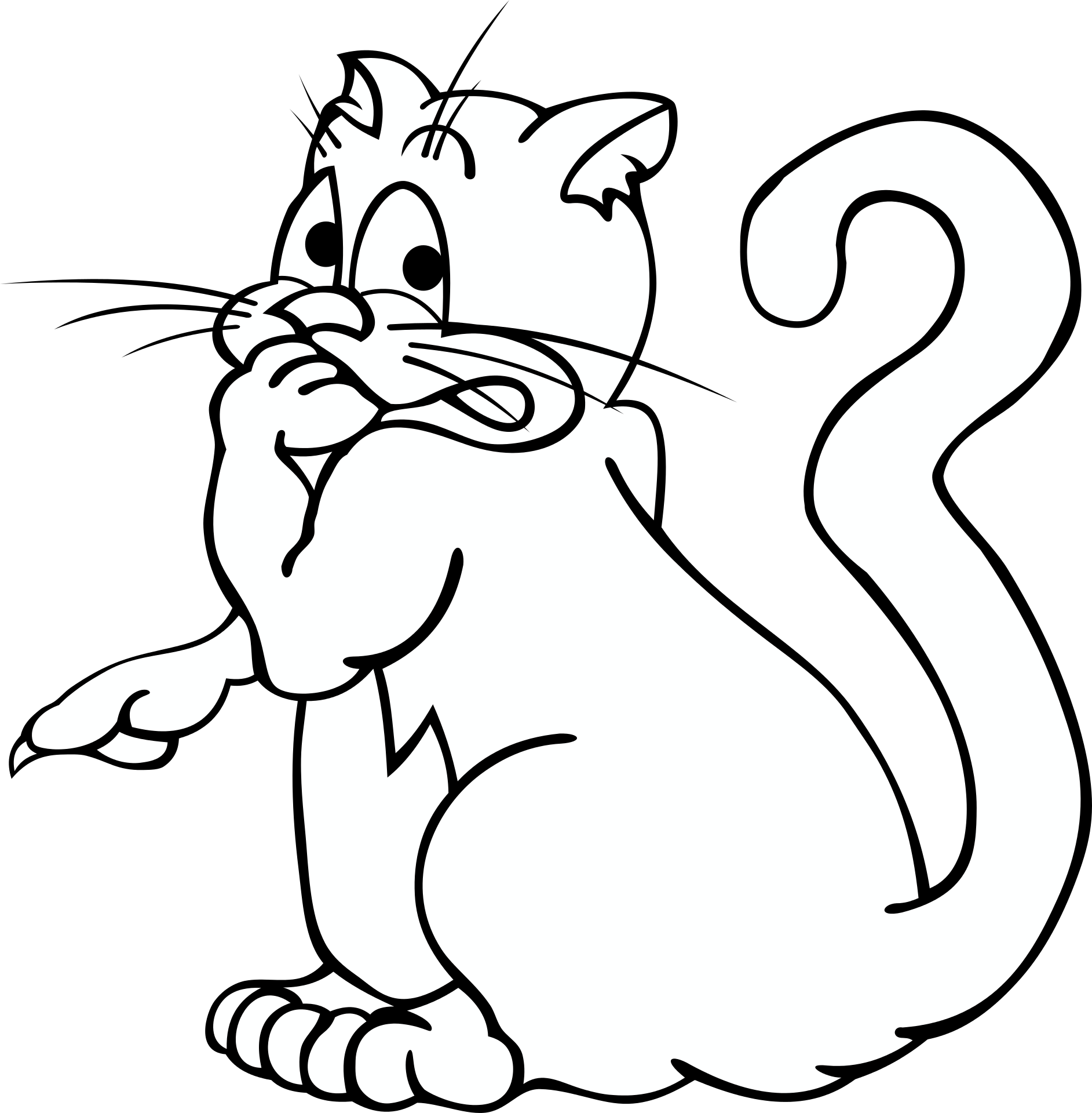 Раскраска кот ворюга паустовский распечатать