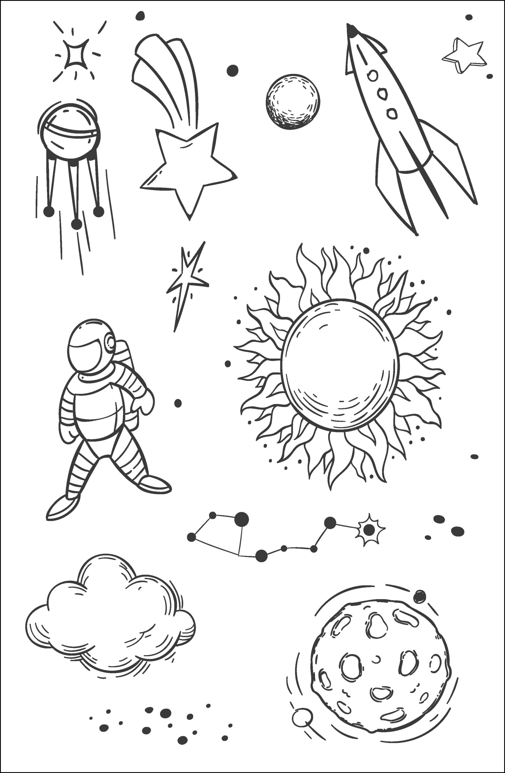 Rocket Kids Coloring Kit