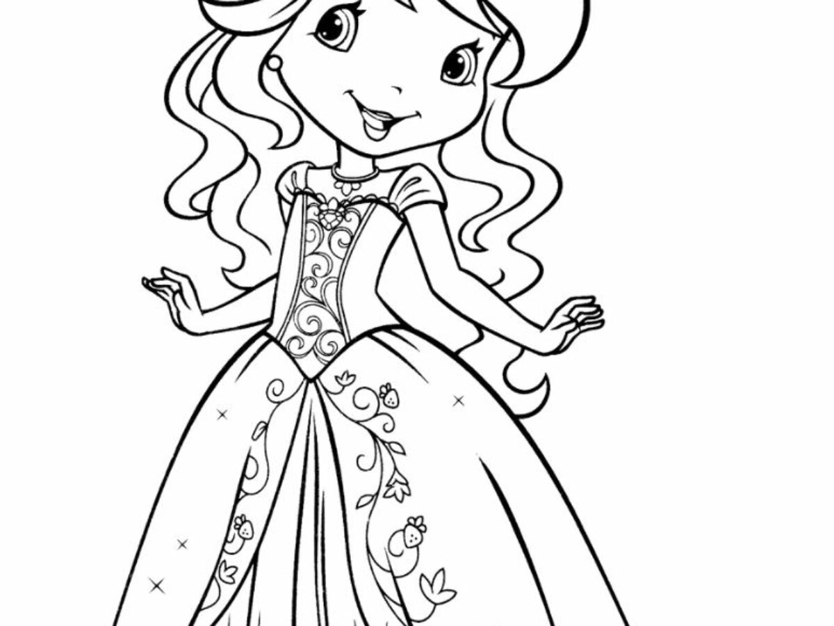 Strawberry Shortcake Coloring Pages For Kids. Add some color to ...