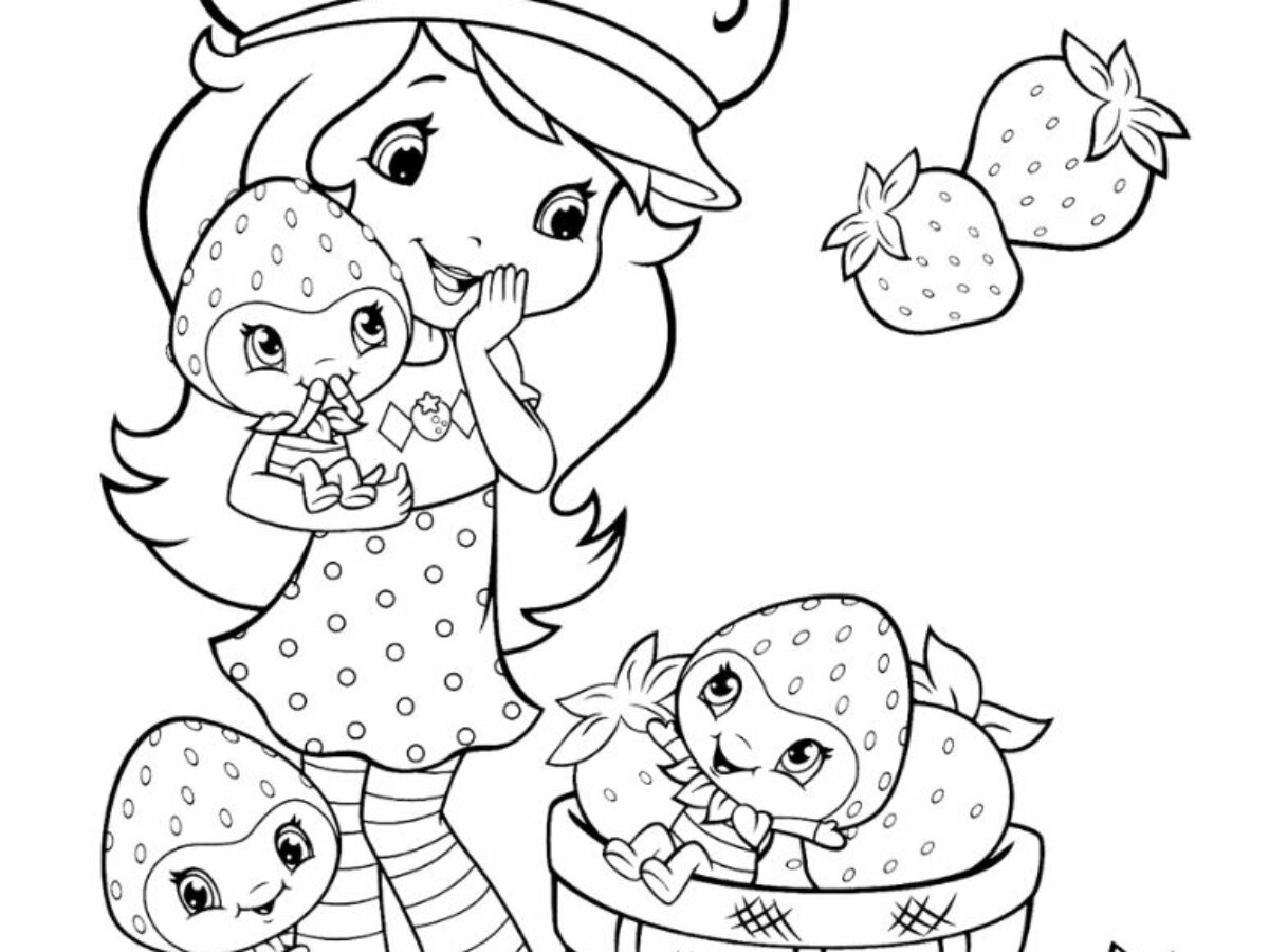 strawberry shortcake berry bitty coloring pages