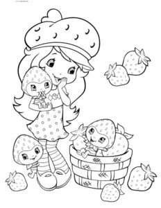 Orange Blossom Strawberry Shortcake Coloring Pages - Get Coloring Pages
