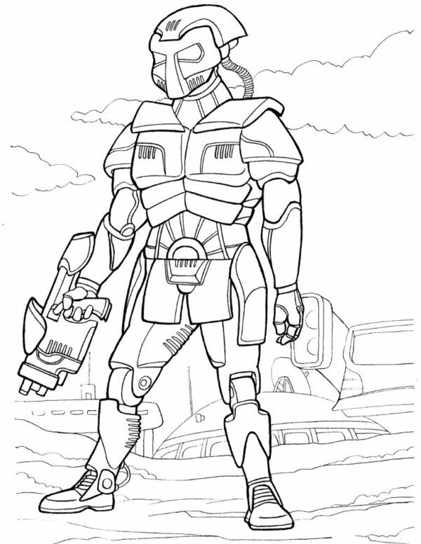 Printable Robot Coloring Pages For Kids. Put that Robot in Color!