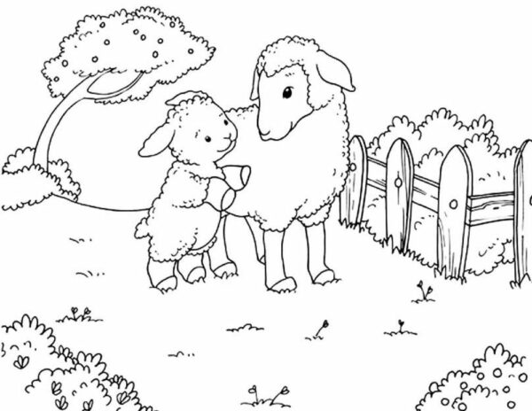 Printable Farm Coloring Pages For Kids. That Farm needs some color!