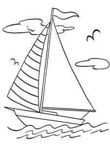 Small Sails Boat